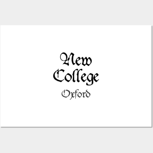 Oxford New College College Medieval University Posters and Art